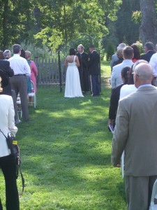 Wedding Ceremony Locust Grove