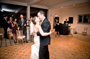 Bride and Groom Kiss