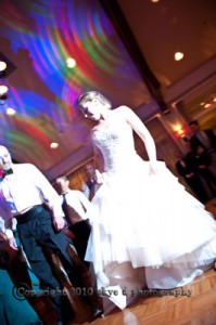 Bride Dancing Rolling Greens wedding