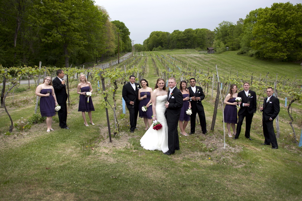 Benmarl Winery in Marlboro, NY Wedding Ceremony located in Hudson Valley, NY. DJ Domenic Entertainment, Wedding DJ