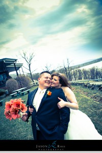 Hudson River Wedding couple, Dutchess Manor